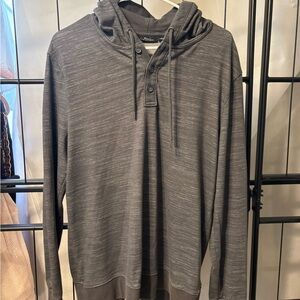 😍Marc Anthony Gray Hooded Men's Shirt size large